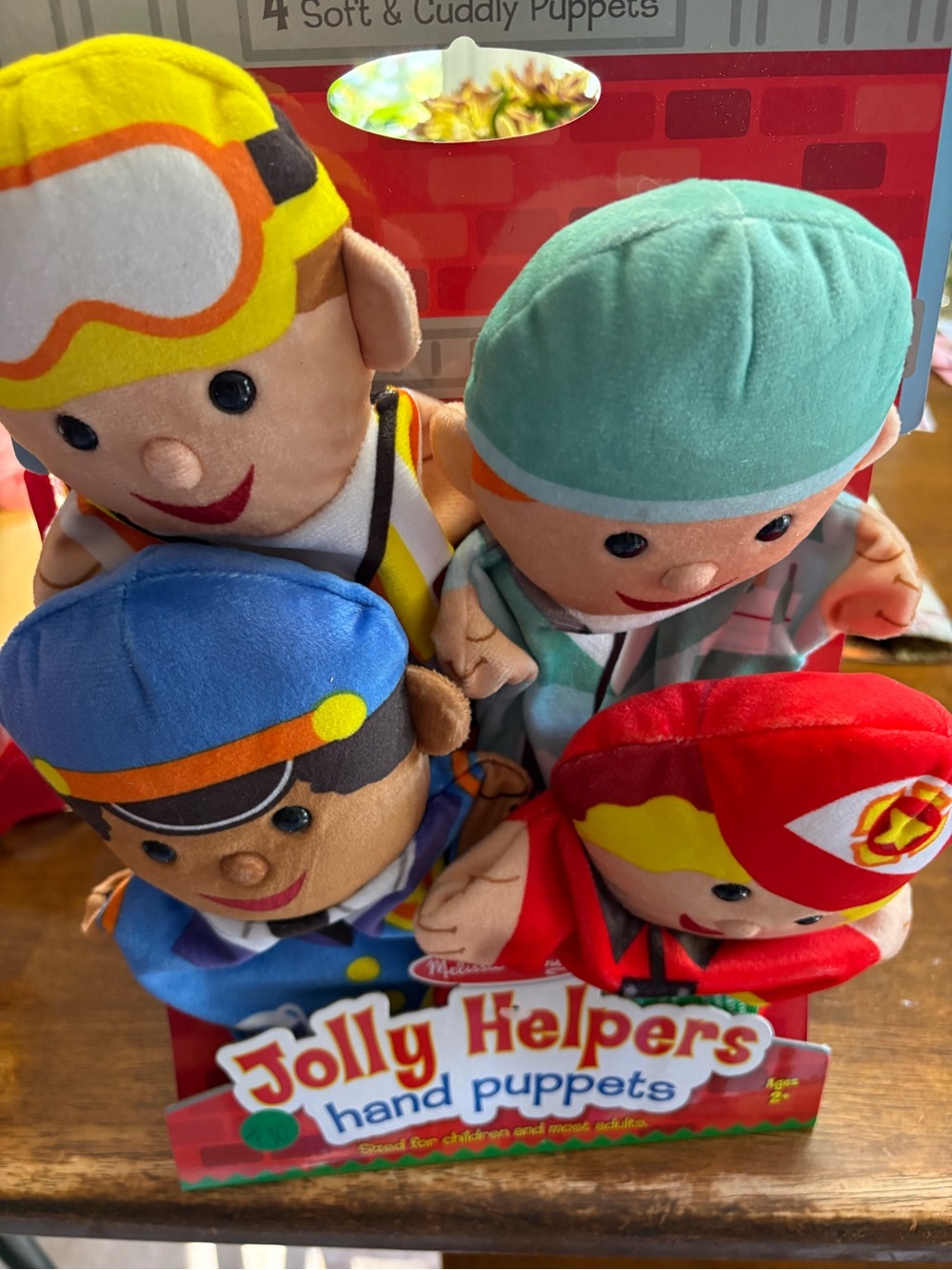 Melissa & Doug Jolly Helpers Multicolor Hand Puppet Set